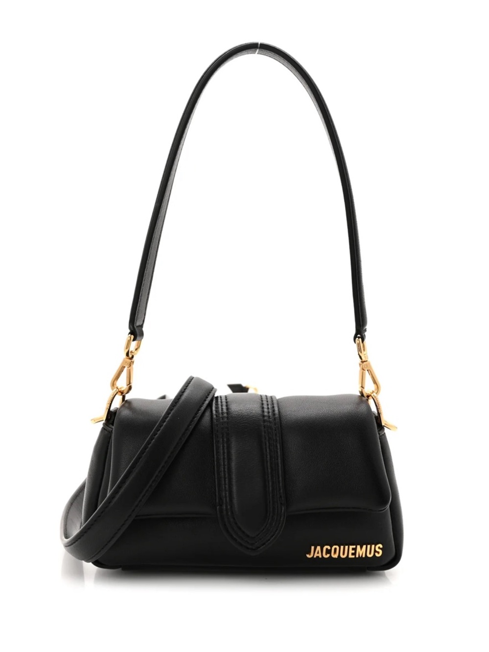 JAQUEMUS - Padded Lambskin Le Petit Bambimou Black